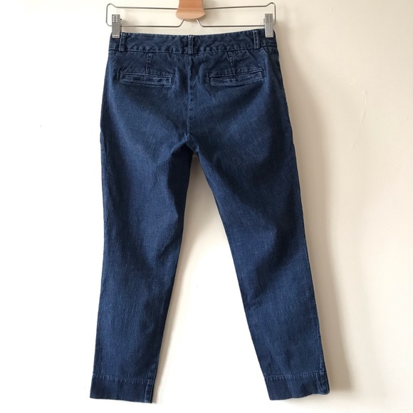 Banana Republic Hampton-Fit Chambray Crop- 00Petite - Picture 2 of 7